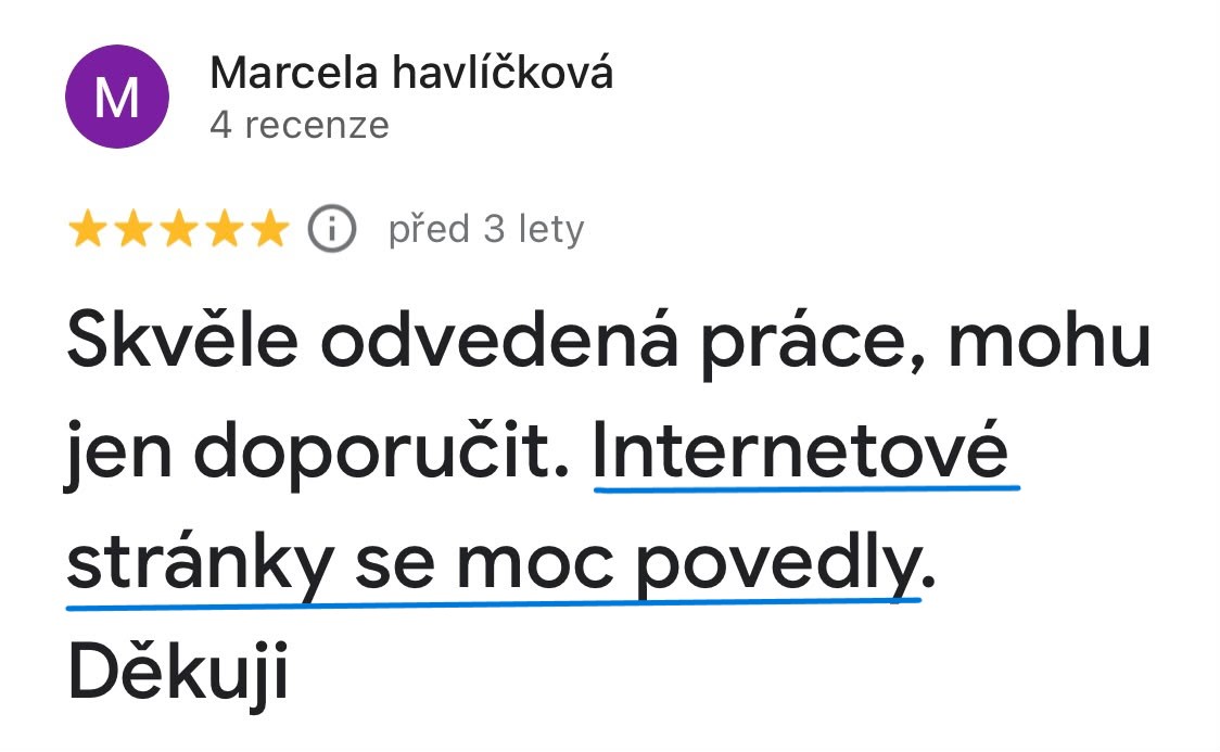 Recenze na Google