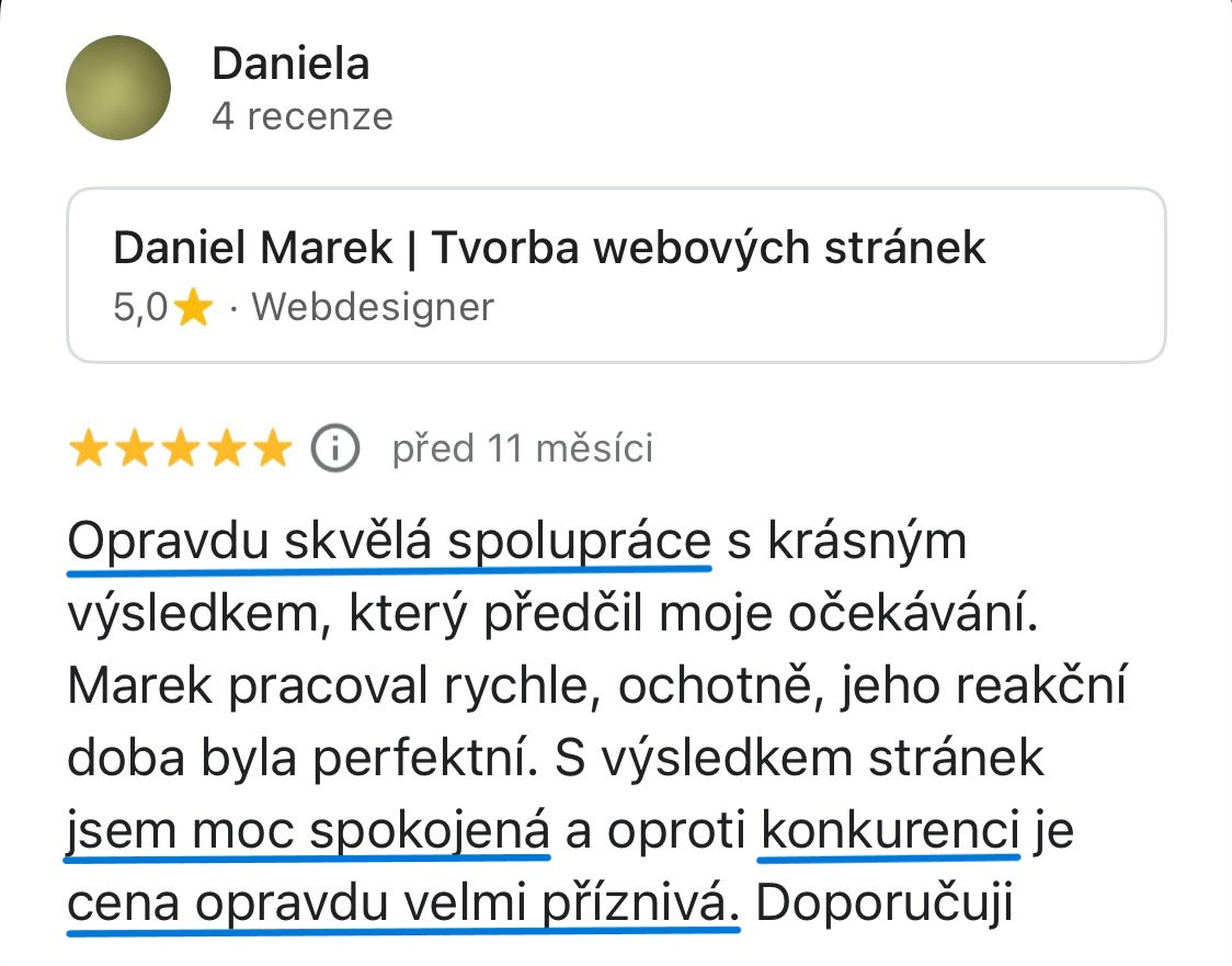 Recenze na Google