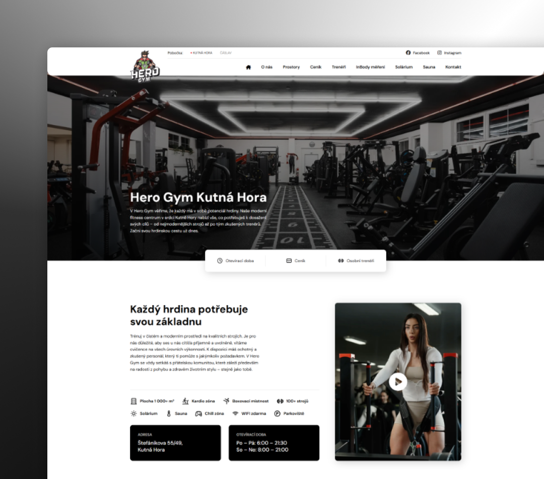 Web Hero Gym